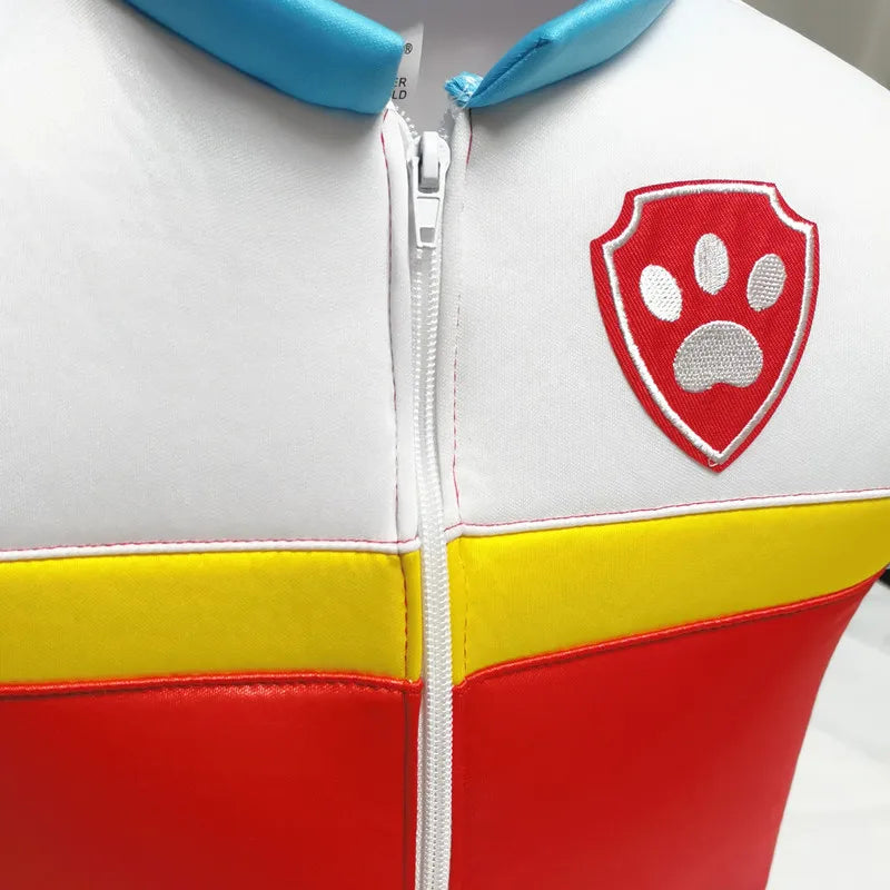 Purim Carnival Captain Ryder Cosplay Costume Paw Patrol Kids Children Vest Birthday Party Coat Carnival Gift